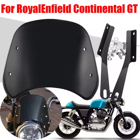 For Royal Enfield Continental GT 650 535 350 GT650 GT350 650GT Accessories Retro Windscreen Windshie