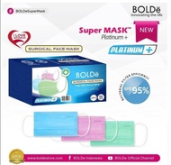 Bolde Masker Medis Surgical Mask Platinum+ 50 pcs