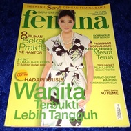 Majalah FEMINA no.16 apr 2009 cover:DOMINIQUE+sisipan