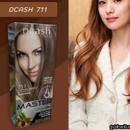 ดีแคช ซูพรีม 711 สีน้ำตาลคาลาเมล สีผม ยาย้อมผม สีย้อมผม ครีมย้อมผม Dcash Supreme 711 Caramel Brown H