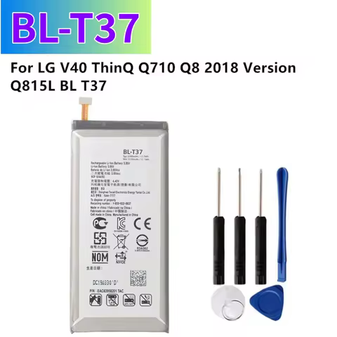 New High Quality 3300mAh BLT37 BL-T37 Battery For LG V40 ThinQ Q710 Q8 2018 Version Q815L BL T37 Rep