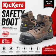 Kickers Safety Shoe 3066 Lace-up | Genuine Leather | Waterproof | ESD | Composite Toe | Slip Resista