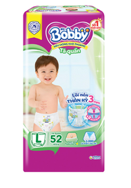 Tã quần Bobby size L 52 miếng