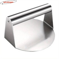 SPIRAKOGEO Stainless Steel Grill Press, Stainless Steel Round Smash Burger Press, Grill Press No Rus