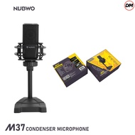 🚀ส่งเร็ว🚀 NUBWO M37 MICROPHONE CONDENSER ไมโครโฟน ไมค์คอนเดนเซอร์ ไมค์ตั้งโต๊ะ ฐานไมค์วางมือถือได้ ร