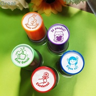 GREAT 5Pcs Spanish Seal, Praise Set Award Teacher Seal Stamp, Cartoon Cute Animals Encourage Student