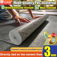 DUBOR Linoleum flooring makapal Waterproof and fireproof linoleum design flooring Suitable for Offic