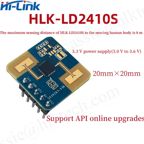 Hi-Link 24GHz HLK-LD2410S 24G low-power radar sensor module HLK-LD2410S Human Presence Sensor switch