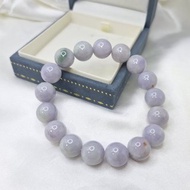 緬料 濃紫 紫羅蘭 灑桂花糕 手串 手珠 珠串 | 天然緬甸玉A貨翡翠
