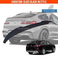 BMW X4 G02 M style spoiler X4 M rear spoiler X4 accessories