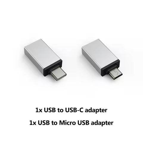 USB OTG Adapter for XP-Pen Graphic Tablet Deco 01V2/Deco Fun/Star G640S/G960S/G960Plus, For HUION/ G
