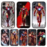 TPU black compatible protective case 【J-10】Marvel Iron Man Trasformer for OPPO A57E A58 A58X A59F1s 