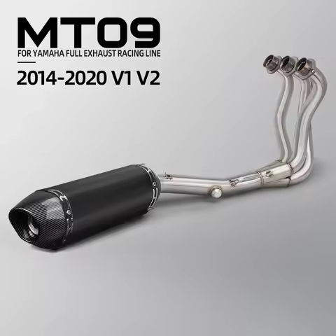 MT09 Exhaust System For Yamaha FZ09 XSR900 Tracer900/GT 2014-2020 Motorcycle Exhausts Kit Super Stre