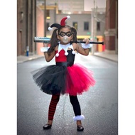 christmas outfit christmas outfit for kids Girls Clown Cosplay Costume Gauze Stage Pettiskirt
