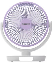 Firefly Rechargeable Electric Desk Fan With Emergency Night Light