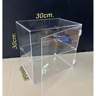 Acrylic Cabinet For Model Food Container 30x30x20cm