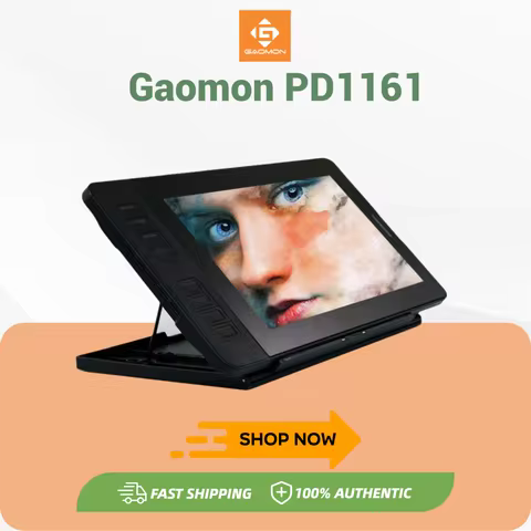 GAOMON PD1161 IPS HD Graphics Drawing Display Digital Tablet Monitor With 8 Shortcut Keys & 8192 Lev