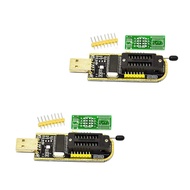 2Pcs USB CH341A Series Programmer Burner Chip 24 EEPROM BIOS Writer 25 SPI Flash