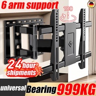 6 Arms Unvisal Tv Wall Bracket For 32"-60" Led/lcd Wall Mount Bracket Tv Rack Retractable Bracket