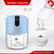 Swiss Thomas Mini Blender Garlic Chopper Electric Food Chopper Pr Food Processor Grinder Pengisar Se