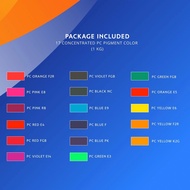 CSC Water Base Silkscreen Printing Ink - PC FLUO Pigment (500gm)