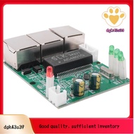 Fast Switch Mini 3 Port Ethernet Switch 10 / 100mbps Network Switch Hub Pcb Module Board for System 