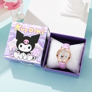 New  Sanrio kuromi  Cinnamoroll watch for  kids School  cinnamoroll gift set Diamond Quartz Watch Po