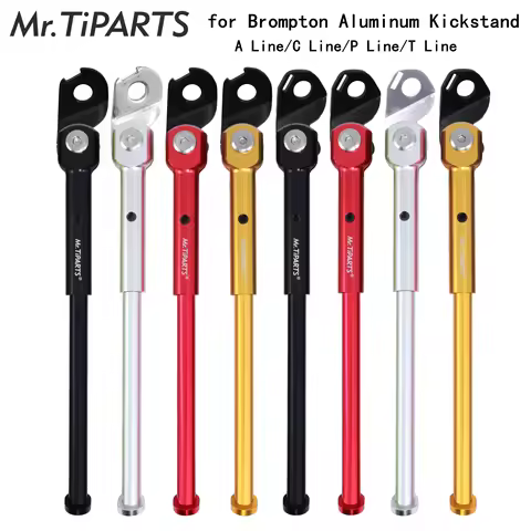 Mr.Tiparts Aluminum Alloy 16 Inch Kickstand for Brompton Bike C Line A Line P Line T Line