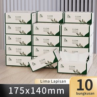 【10Pack】DWY Tisu viral 5-Ply Tissue Facial Tissue Soft Pack Baby Tissue Paper 300 Sheets 175*140mm W