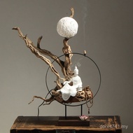 Typhoonized Hotel Soft Water Sinking Wood Club Aromatherapy Burner Zen Wood Carving New Chinese Styl