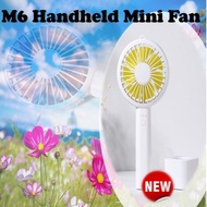 Protable Colorful M6 Handheld Rechargeable 1200mAh 18560 Battery Mini USB Fans