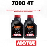 100% ORIGINAL -MOTUL 7000 4T 10W/40 10W50 100% Synthetic Motorcycle Engine Oil (1.2 LITER) SPECIAL F