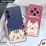 HP Redmi 15C 4G Case Redmi 14C 4G & 5G/ Redmi 13C 4G & 5G/ Redmi 12C 4G/ | Cat Motif | SoftCase Redm