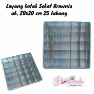 20x20 Divided Brownie Cake Pan | 24x24 | 28x28