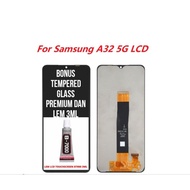 LCD FULLSET SAMSUNG A32 5G (FREE TEMPERED GLASS + GLUE)