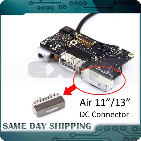 Laptop DC Jack Board Charging Port Repair Connector 5 Pins for Macbook Air 13" A1466 11" A1465 2013 