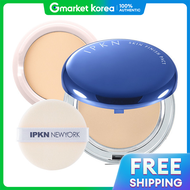 IPKN | แป้งฟินิชสกิน ชุดปกติ+รีฟิล ไม่เหนอะหนะ ชุ่มชื้น ให้ผิวเปล่งประกาย