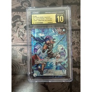 【Ready Stock】one piece magazine promo card game sleeve collection [CGC Gold 10] Japanese Version One