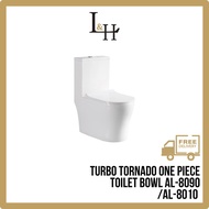 [ANTI-BACTERIA] Turbo Tornado One Piece Toilet Bowl