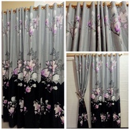 Promo Murah Gorden Jendela dan Pintu Minimalis Ring Smokering /Gorden Polos Emboss/Gorden Murah/Hord