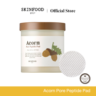 SKINFOOD Acorn Peptide Pad สูตรผิวกระชับ เรียบเนียน ปลอบประโลมและผ่อนคลาย 60 แผ่น