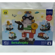 Bricks Robot police size duplo HG1951