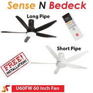 U60FW KDK 60 Inch D.C Motor Ceiling Fan | Free Normal Installation | Ready Stock Available