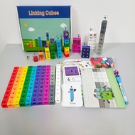 Learning Cubic Blocks 1-20-30-100 Number Blocks Animation Series Educational Toys for Kids Math Stud