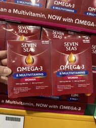 🇬🇧英國直送💊Seven sea Omega-3 & Multivitamins Woman/Man(Duo pack) 七海 女性/男姓 Omega-3 魚油及綜合維他命(孖裝）