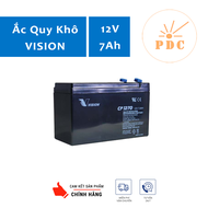 Ắc Quy Vision 12V 7Ah CP1270 - (PDC-TECH)