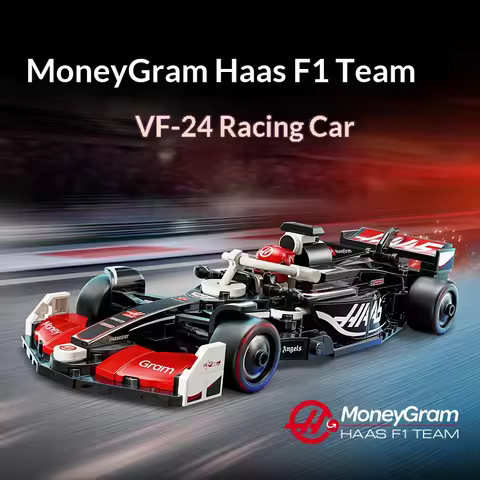 LEGO Building Blocks Racing Series 77250 Haas F1 Racing Boys' and Children's Toys Birthday Gifts