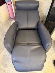 ＂灰藍色電動按摩椅