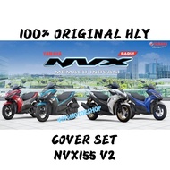 100% ORIGINAL HLY COVER SET YAMAHA NVX155 V2 NVX 155 AEROX155 FULL BODY COVERSET BDL ORI GENUINE PARTS DPBMC RM7 WMB CM6