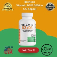 Bronson Vitamin D3 K2 5000iu Bone Vitamin Promil Vitamin